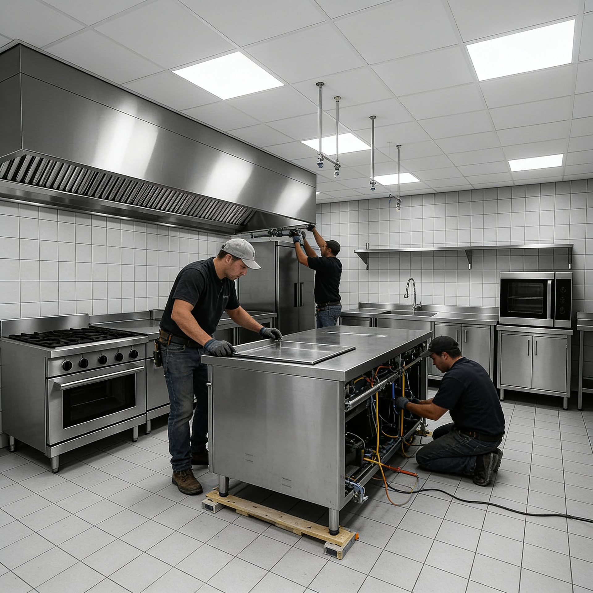 Nevilles Catering Cleaning Equipment Install